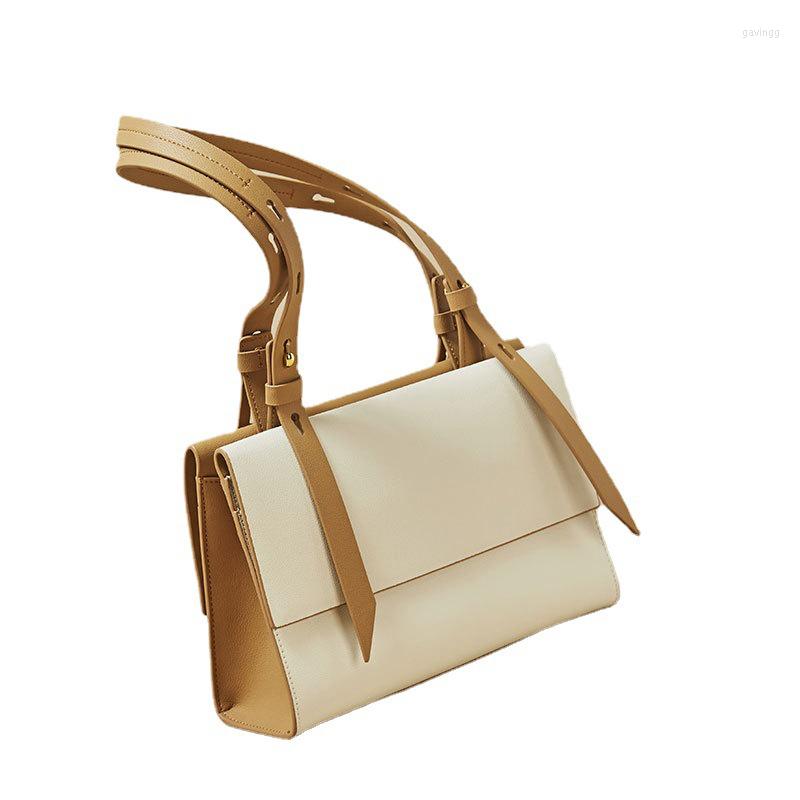 

Shoulder Bags Luxury Leather Bag Tote High Sense Fashion Class Versatile Small Group Design Women's Handbag, Green