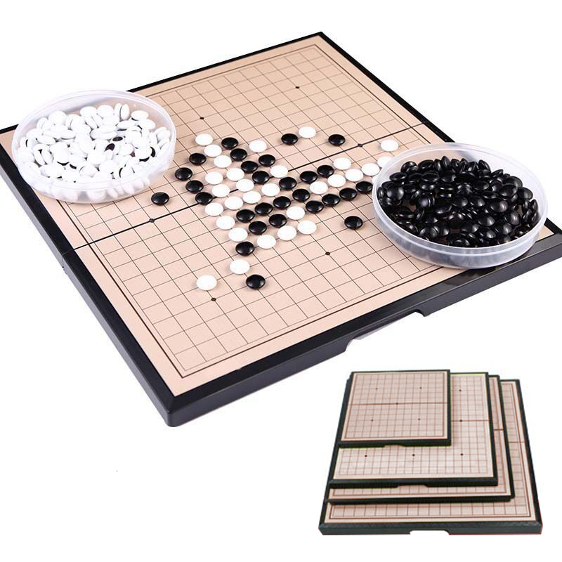 

Outdoor Games Activities 1519 Line Magnetic Go Game Foldable Weiqi Acrylic Black White Chessman Chess Set For Children Puzzle Chess Board Game Toys Gift 221207