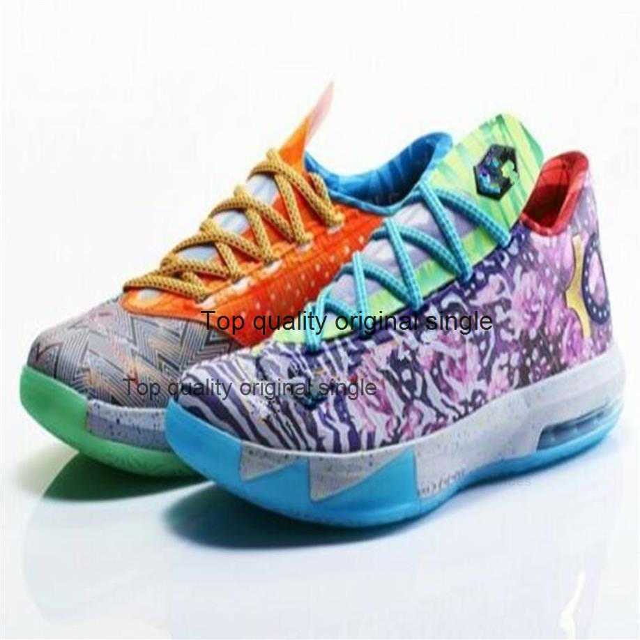 

What The KD 6 PREMIUM KD 6 VI DC Preheat Men Basketball Shoe With Box Kevin Durant VI aunt pearl Shoes259U