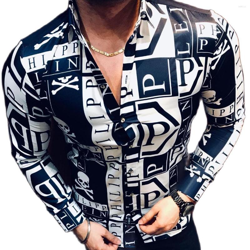 

Men' Casual Shirts Men Long Sleeve Print For Mens Social Luxury Man Designer Clothes Hawaiian Fashionable Elegant Classic Fashion, Cc-3