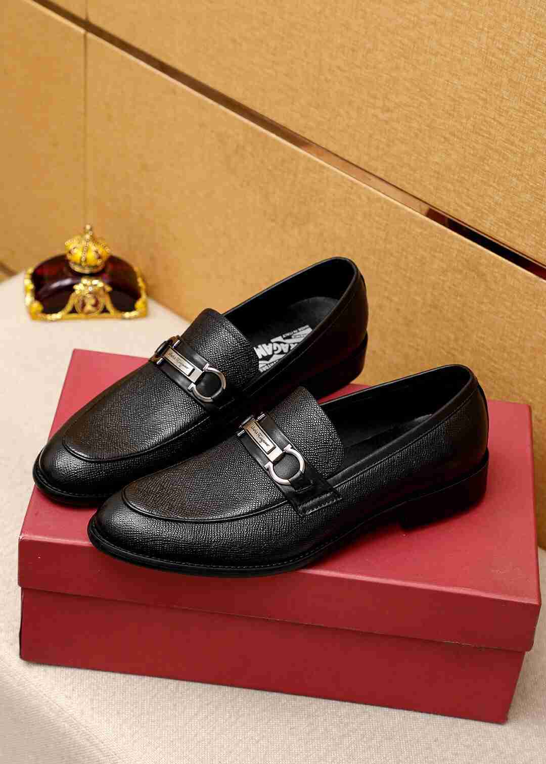 

Mens Dress Shoes Designer Outdoor Slip-On Casual Comfortable Loafers Male Brand Fashion Party Wedding Business Flats Size 38-46, Black