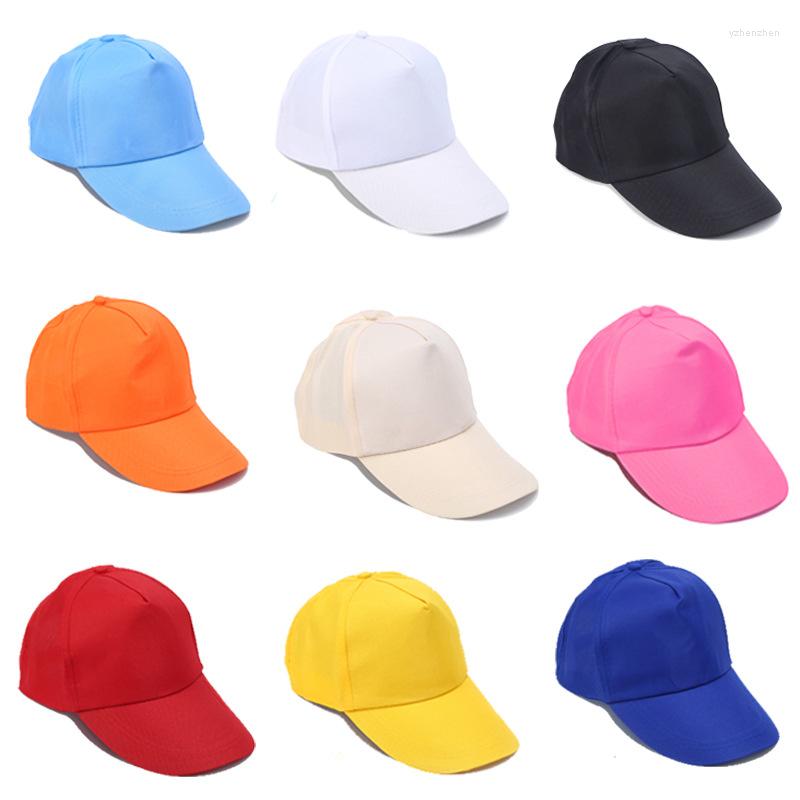

Berets Baseball Cap For Men Hip Hop Caps Straight Visor Solid Color Adjustable Hat, White