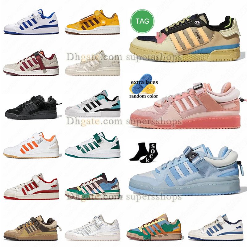 

Bad Bunny Forum Running Shoes Buckle Hot Light Blue Tint The First Cafe Easter Egg Candy Cane True Orange Lunar New Year Aqua Navy Core Black Original Sneakers Trainers, A6 white royal
