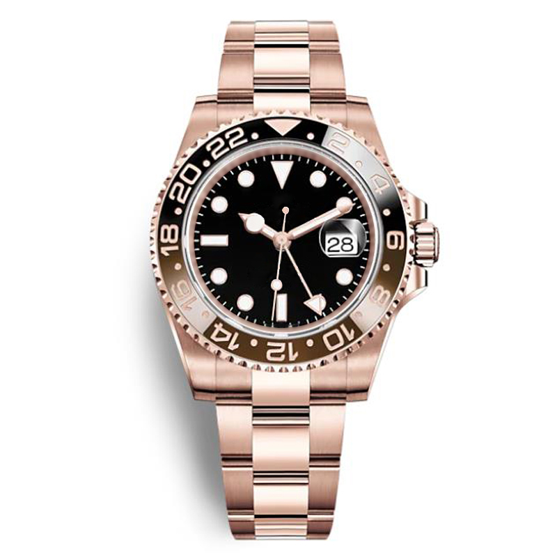

luxury men watch automatic mechanical ceramic watchs ring stainless steel strap low-key leisure men's Watches, Bag