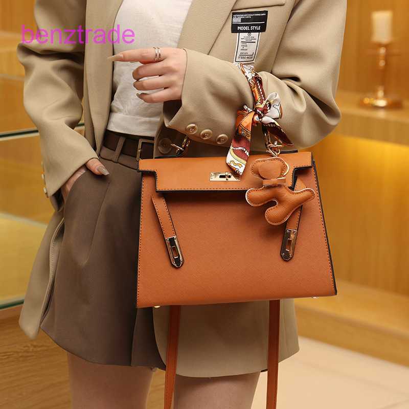 

Herme Kely bags for women online shop Women's 2022 new fashion simple Mini large capacity hand Single Shoulder Messenger Bag net red women's 112G, Black large size