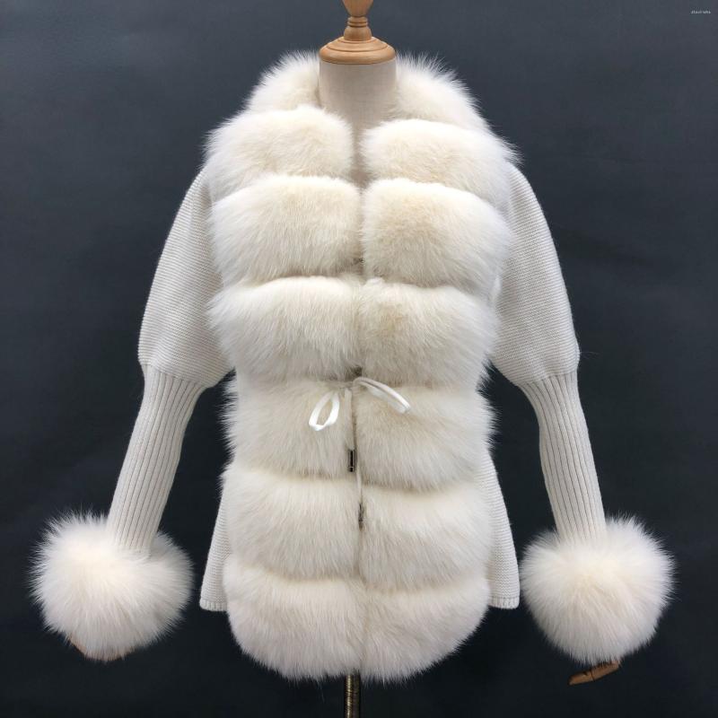 

Women' Fur MENINA BONITA 2022 Winter Women Fashion Coat Natural Real Placket Luxury Thick Wool Warm Outerwear Streetwear