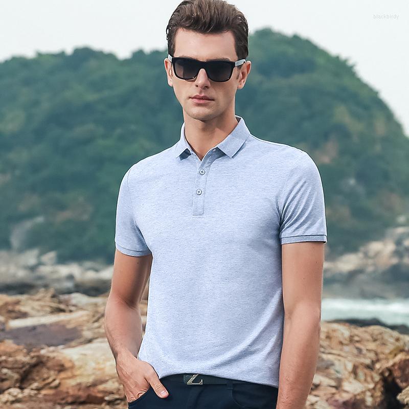 

Men's Polos AIRGRACIAS 2022POLO Shirt Summer Light Business Short-Sleeved T-Shirt Casual Lapel Half-Sleeved Solid Color, White