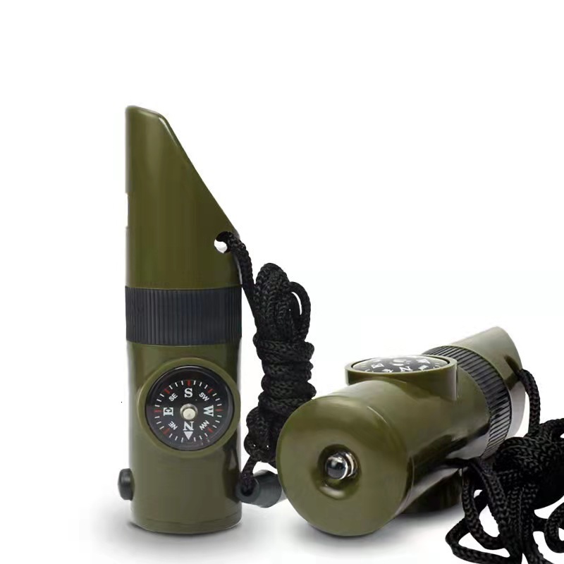 

Other Sporting Goods 7 In 1 Outdoor Whistle Compass Camping Outdoor Survival Tools Emergency Whistle Loud Whistle 221207