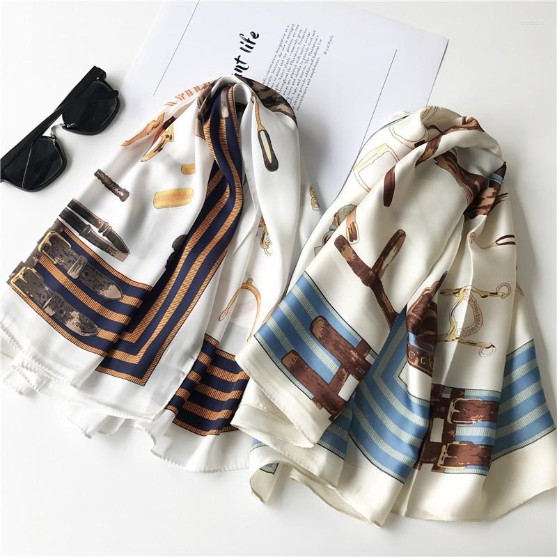 

Scarves Summer Decoration Woman Fashion Horse Pattern Printing 70cmx70cm Small Square Scarf Headscarf Gift