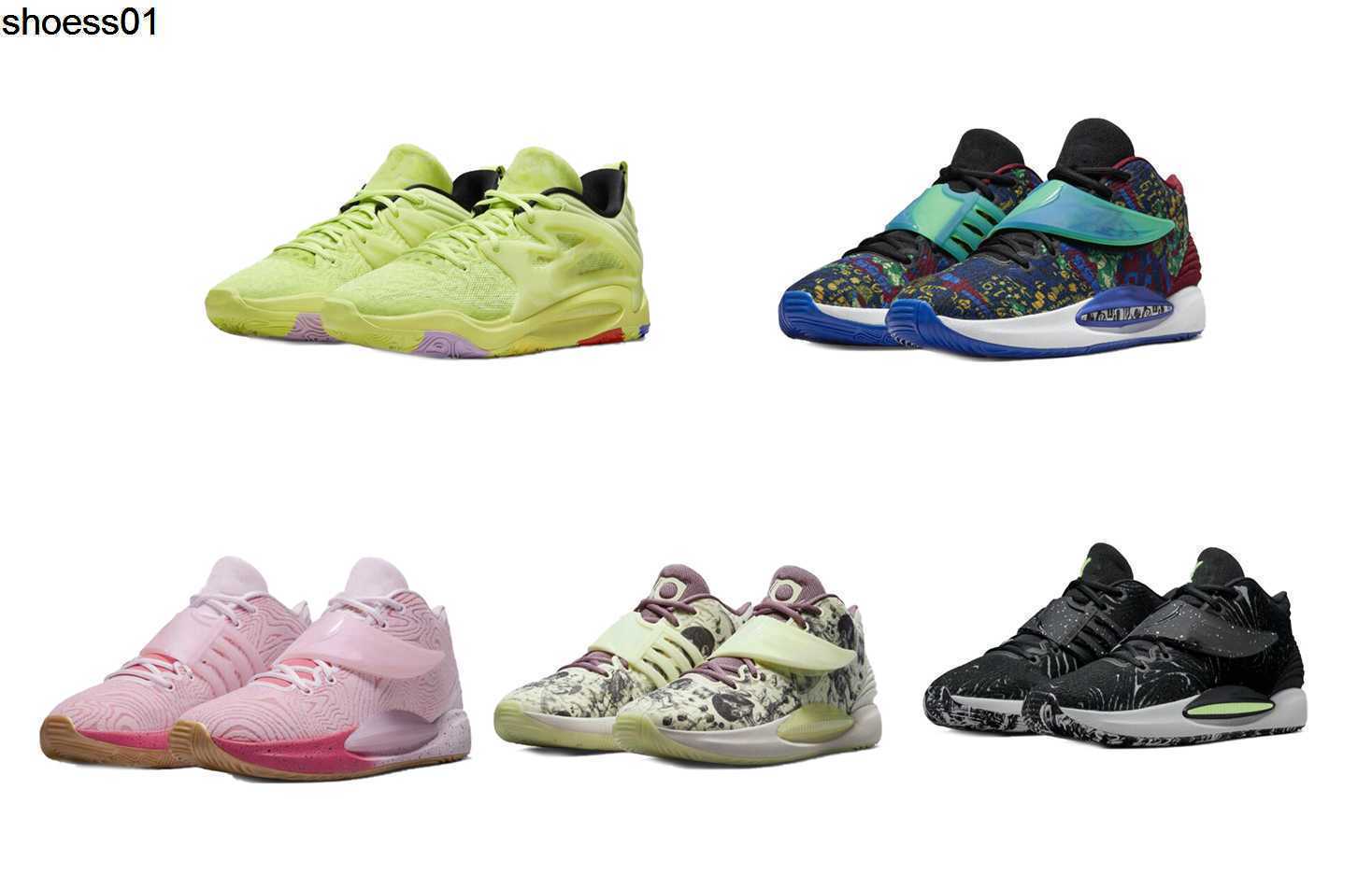 

2023 KD15 Kevin Durant signature Basketball Shoes training Sneakers yakuda Dropshipping Accepted Light Lemon Twist Beginnings caravan, 14 black volt