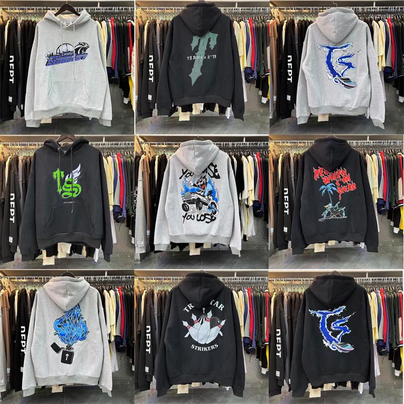 

Men' Hoodies Multi Versions Print Trapstar Fleece Hooded Hoodie Men Women High Quality Casual Pullover Sweatshirts, 15