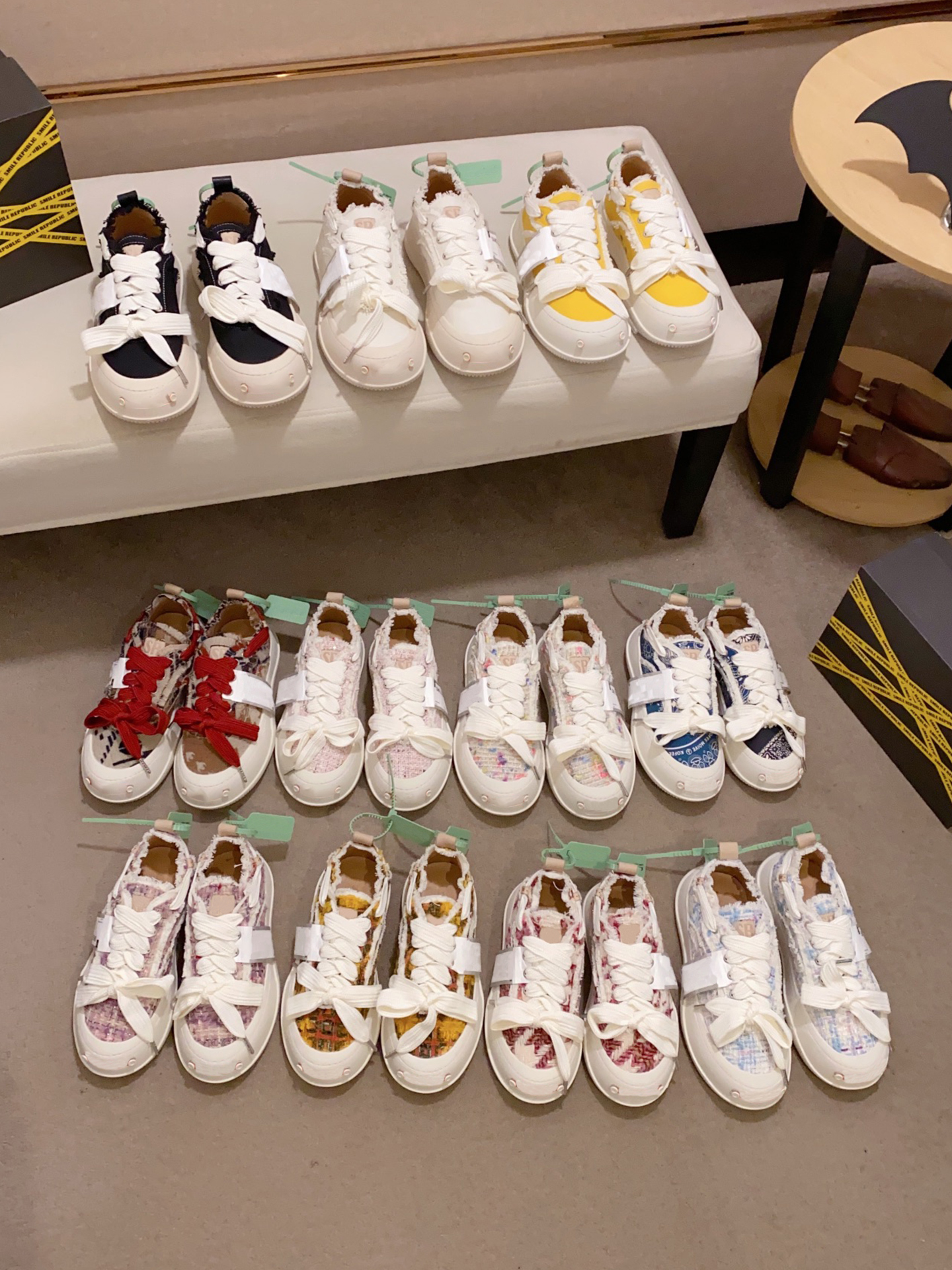 

2022 Casual Shoes Canvas Women Open laugh Hidden Beggar 6-color Lace Low top Thick soled Shoes, Color 1