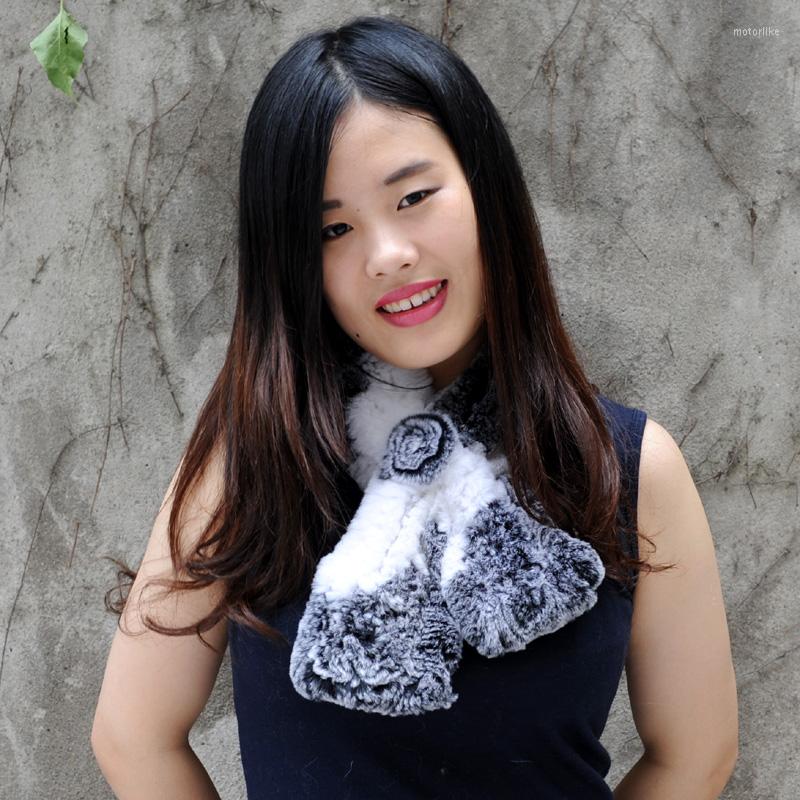 

Scarves CX-S-35E Low Price High Quality Winter Fashion Knitted Rex Fur