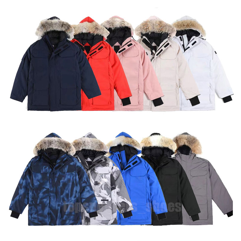 

Men's down winter jacket cotton women's fashion outdoor style couple thickening warm custom designer clothing Canadian 2023, Color 10