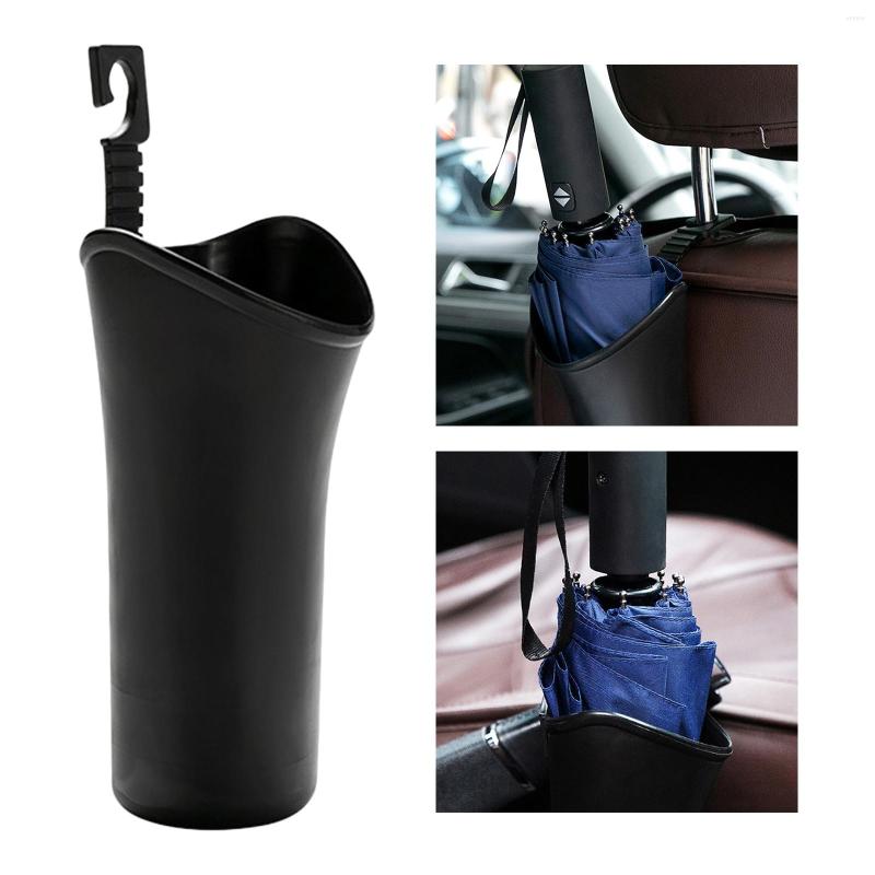

Interior Accessories Multi-Function Auto Car Umbrella Holder Bucket Storage Box Garbage Can Hanging Organizer Black