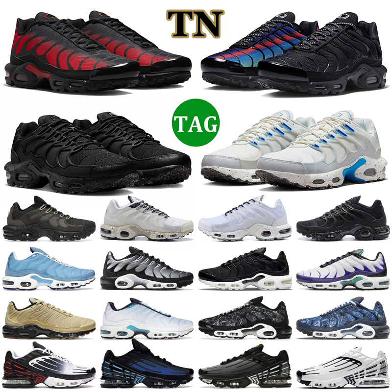 

2023 TN Plus 3 Running Shoes Men Women Terrascape Triple White Black Anthracite Hyper Jade Teal Yellow Grape Ice Bred Reflective Mens Trainers Sports Sneakers, 15