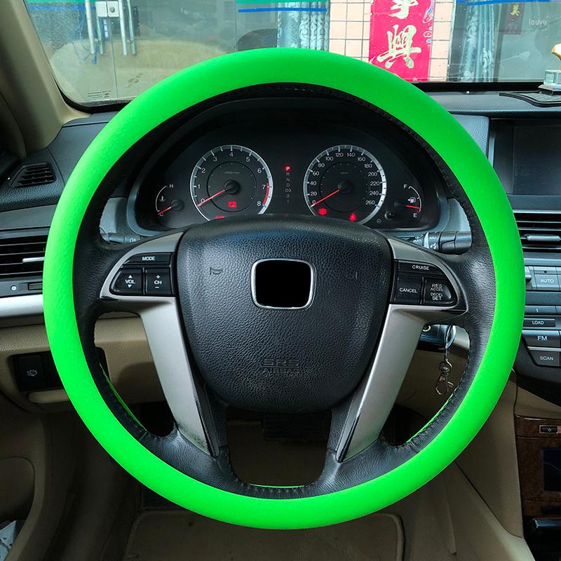 

Steering Wheel Covers Texture Car Auto Silicone Glove Cover Soft Multi Color For Haima 3 7 M3 M6 S5 JAC J2 J3 J4 J5 J7 S1 Accessories