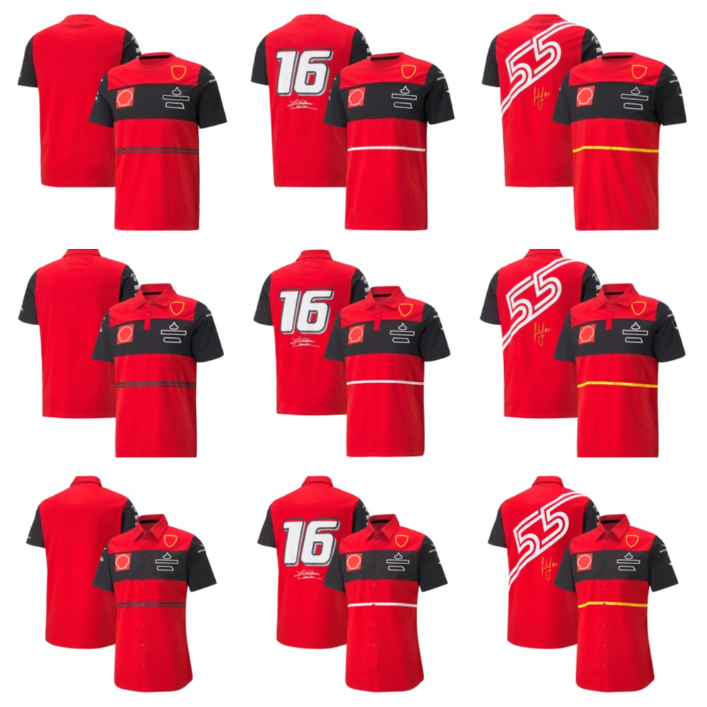 

Formula One racing short-sleeved T-shirt team uniform racing uniform round neck casual Tee2022 new products can be customized plus size