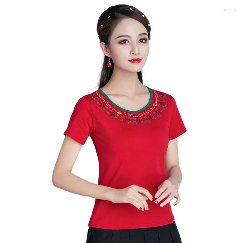 

Ethnic Clothing Black Cheongsam Top 2022 Asian Streetwear T Shirt Crop Tops For Teens Chinese Style Women Gothic Female V1941