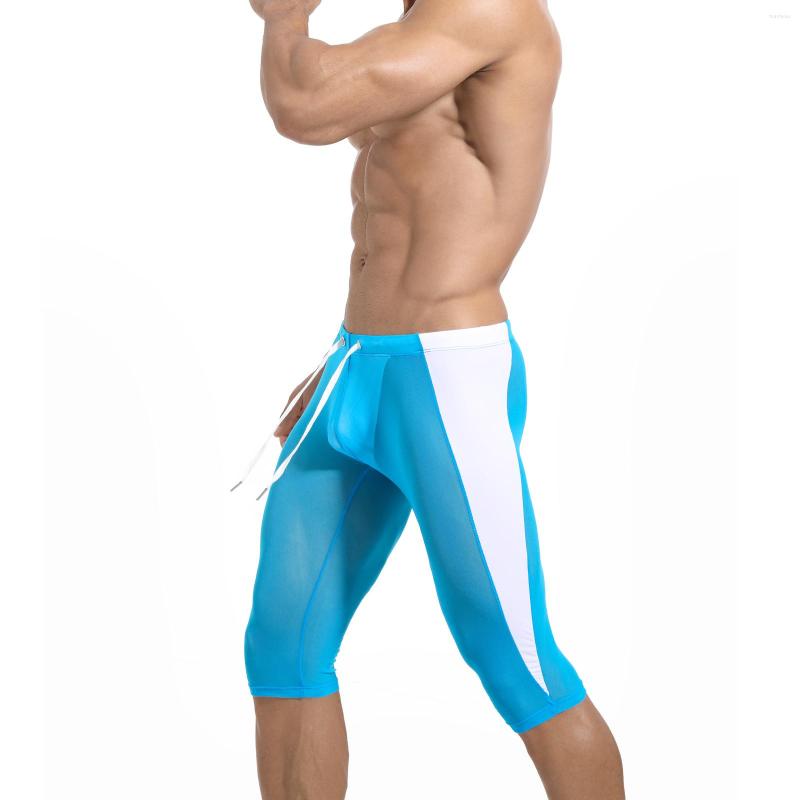 

Men' Shorts Summer Casual Mens Men Compression Gym Running Quick Dry Breathable Mesh Tight Beach Fitness Short Leggings, White