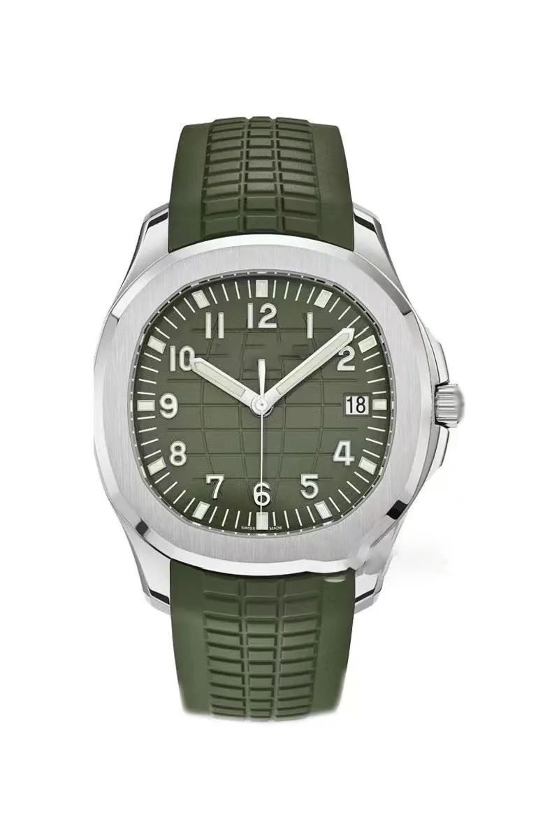 

U1 AAA Watches for men 40mm Aquanaut Automatic Shanghai 2813 Movement Watch Steel case Comfortable strap Original Clasp b Rubber Colors Brand PP Nautilus Wristwatch, 50m waterproof
