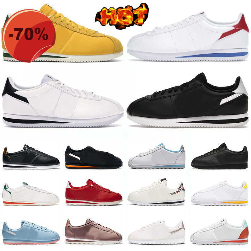

Top Running Shoes Sports Sneakers Black White Bronze Heel Stranger Things Light Bone Oregon Collection Mens Classic Men Women Cortez Forrest, (1)