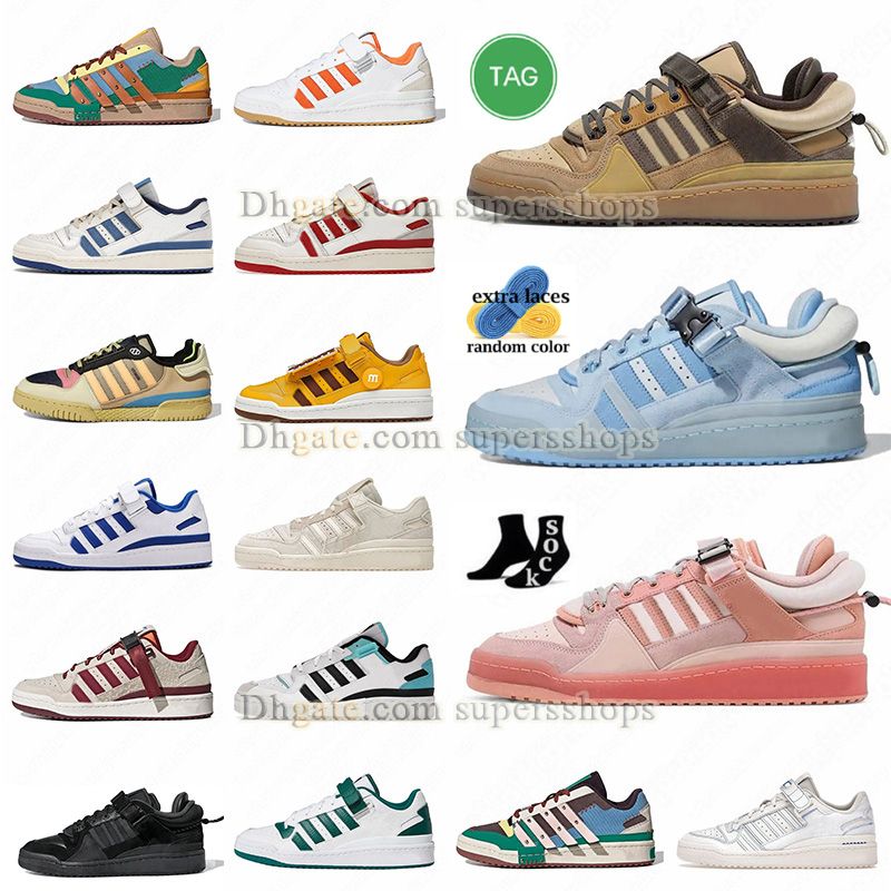 

Forum Bad Bunny Buckle Running Shoes Wholesale Designer Light Blue Bird Core Black Easter Egg The First Cafe Orbit Grey Aqua Navy Benito Mens Womens Sneakers Trainers, A42 triple black