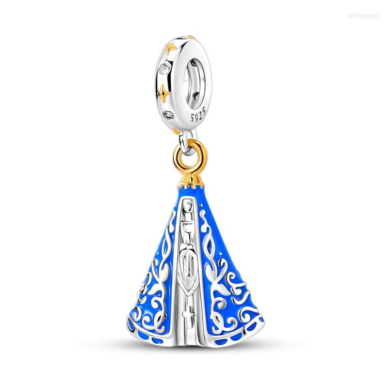 

Charms Brazil Nossa Senhora Aparecida Virgin Dangle Charm Fit Original MULA Bracelet Necklace Pendant Beads Women Silver Color Jewelery