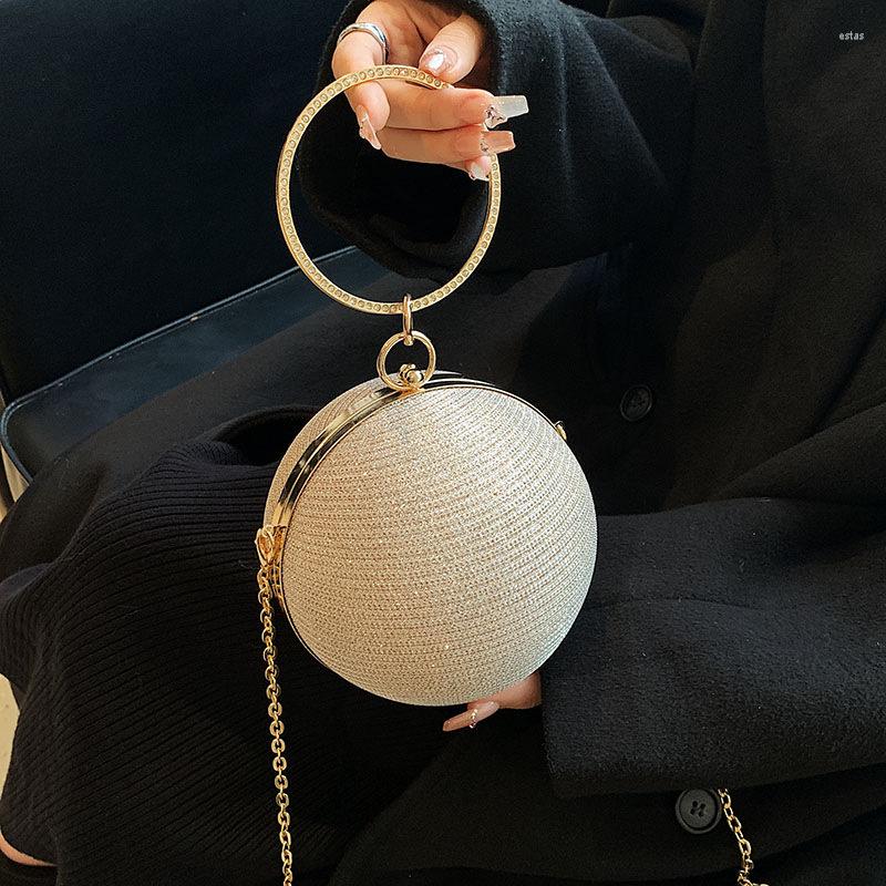 

Evening Bags Women's Football 2023 Luxury Designer Handbag Fashion Shoulder Bag Woman Chain High Quality Crossbody Party, Black