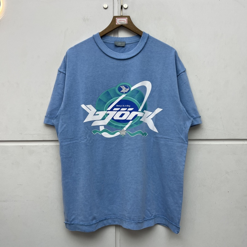 

Men's T Shirts T Shirt Men Women Quality T-shirt Washed Heavy fabric Tops Tee