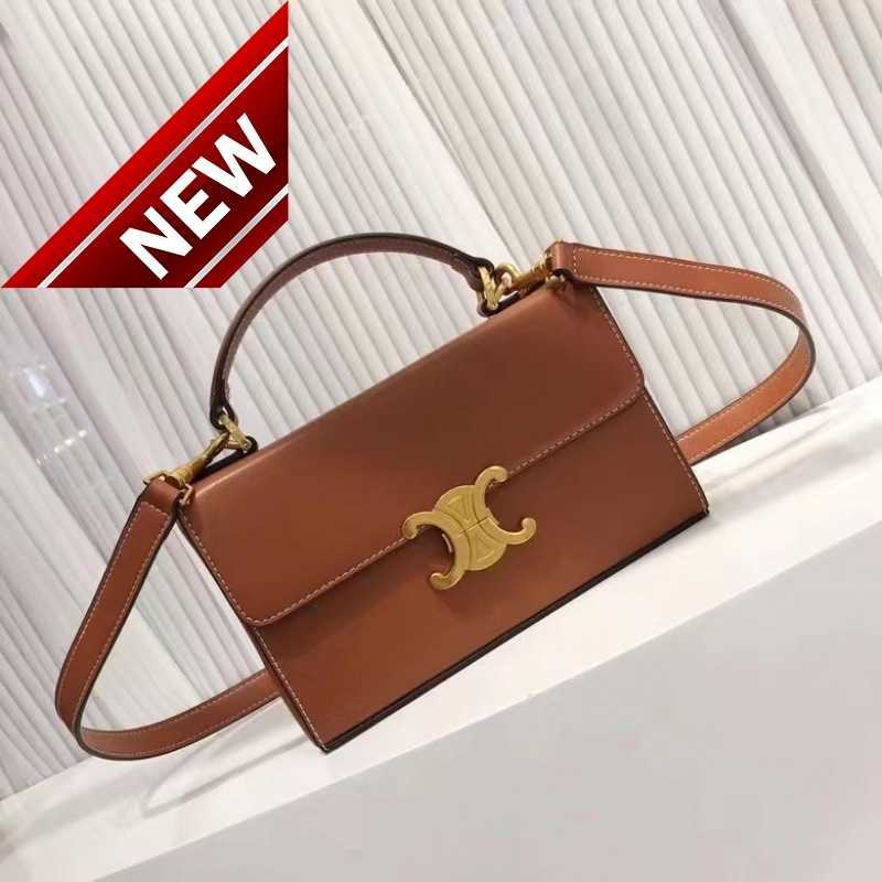 

Women's Designer Bags Leather Triumphal Arch Box Box Bag Classic Cowhide Versatile Handheld One Shoulder Crossbody Small Square Factory Direct Sales, Black8