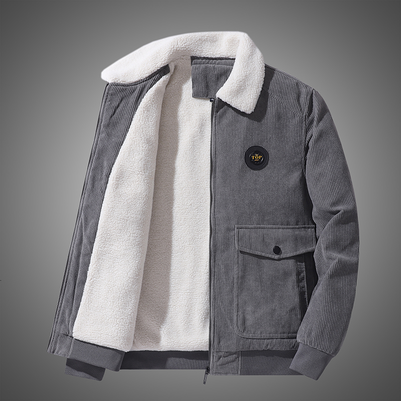 

Mens Jackets Men Autumn Winter Thicken Warm Corduroy Jackets Mens Outwear Hip Hop Coat Male Teen Casual Jacket Colorful Streetwear 221205, Khaki