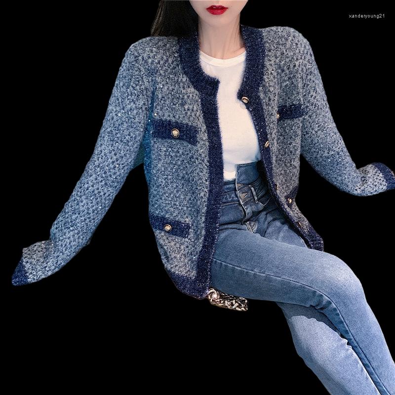 

Women's Knits Gentle Fresh Loose All-Match Knitted Stylish Cardigans Elegant Fashion High Quality Soft Chic Sweet Women Sweaters, Photo color