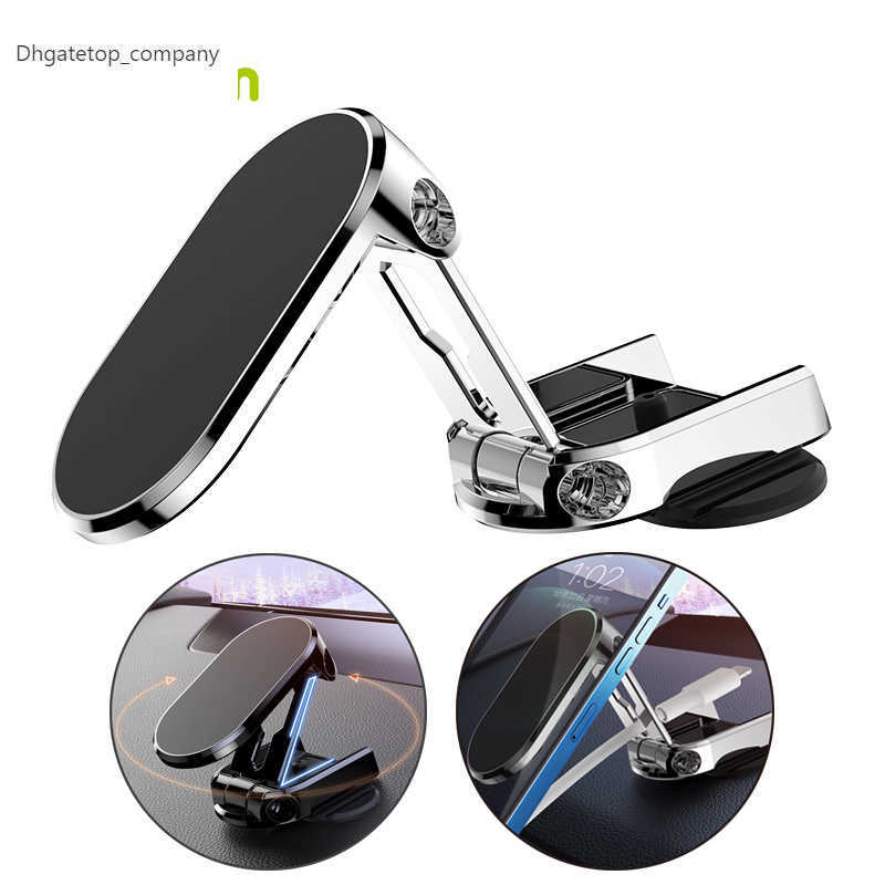 

New Magnetic Car Phone Holder 360 Rotation Magnet Mobile Cell Phone Mount GPS Support for iPhone 13 12 Xiaomi Huawei Samsung