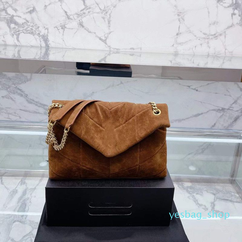 

quilted space bag Designer chain bag Luxury one-shoulder crossbody bag 85 leather metal handbag, Black