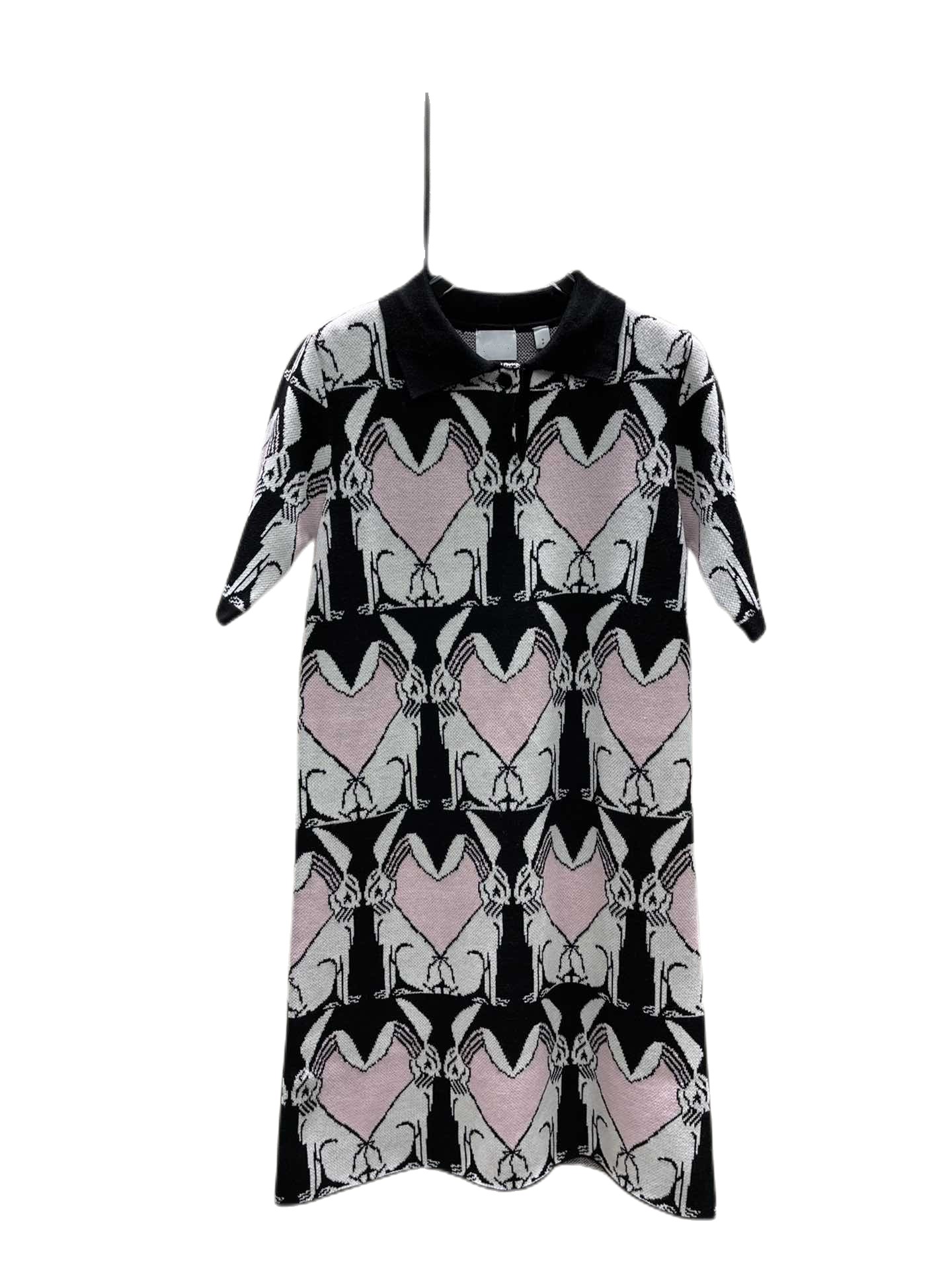 

23 Early Spring Latest Series Rabbit Year Series Pattern Crochet Knitted Dress, Customize