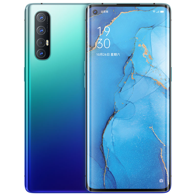 

Original Oppo Reno 3 Pro 5G Mobile Phone 8GB RAM 128GB ROM Octa Core Snapdragon 765G Octa Core 48MP NFC Android 6.5" AMOLED Full Screen Fingerprint ID Face Smart Cell Phone