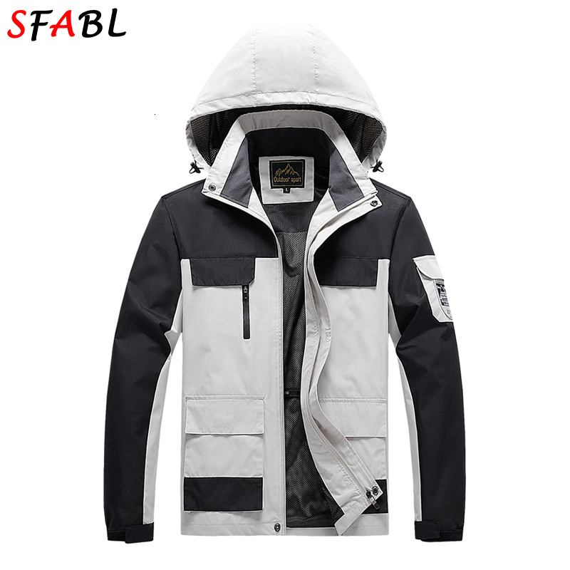 

Mens Jackets SFABL  8XL Windbreak Waterproof Jacket Men Women Oversize Raincoat Hooded Jackets and Coats Mens Jacket Male Clothing Spring 221205, Women rose red 001