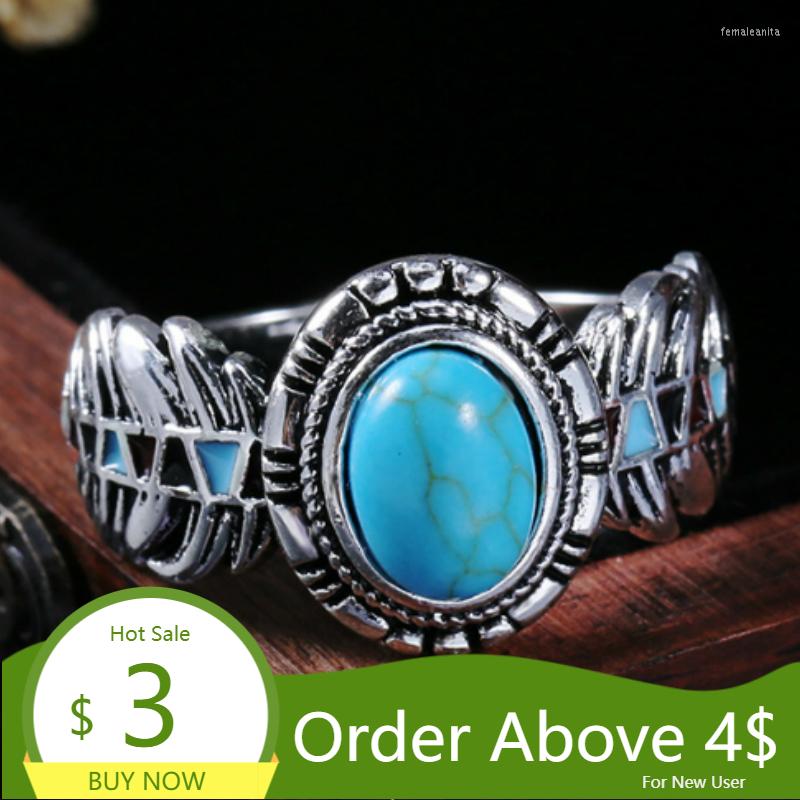 

Wedding Rings Visisap Luxury Inlaid Eagle Feather For Women Style Vintage Fine Unique Party Ring Drop B2909