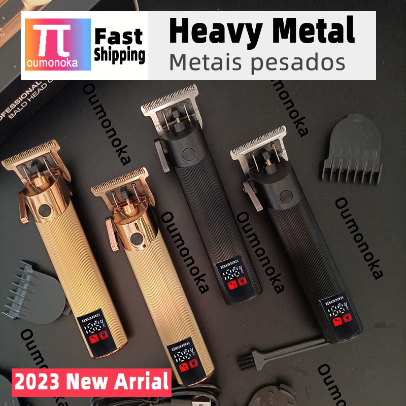 

Electric Shavers USB Rechargeable Hair Trimmer Barber LCD Clipper Machine Cutting Beard for Men cut Styling Tool 221207