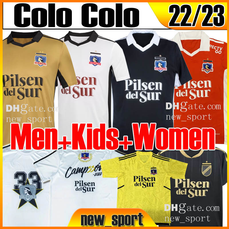 

2022 Colo Colo Soccer Jerseys Fans Player Men Women Kids SANTOS #10 BOLADOS ARRIAGADA ZALDIVIA GIL FUENTES COSTA 22/23 Home Away Commemorative Edition Football Shirts