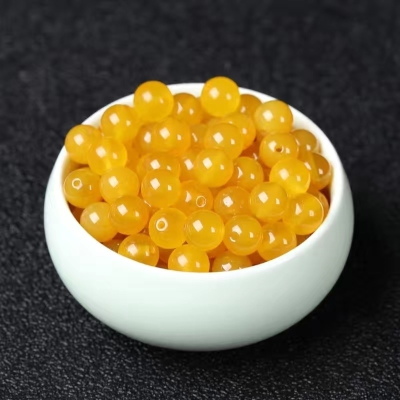 

Beaded Necklaces B1B24 Natural Stone Amethysts Round Loose Beads For Jewelry Making Needlework BB 221206