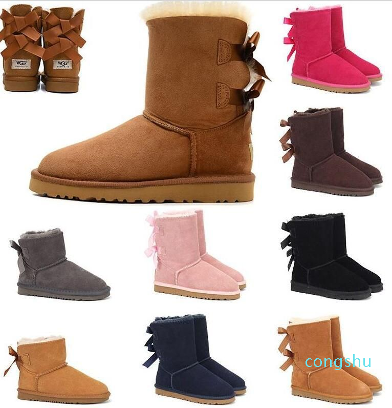 

Warm Boots Snow Boot Ankle Bootss Australian Classic Womens Mini Half Winter Full Fur Fluffy Furry Satin Usa G Booties Slippers Hot Ug Selling, 18