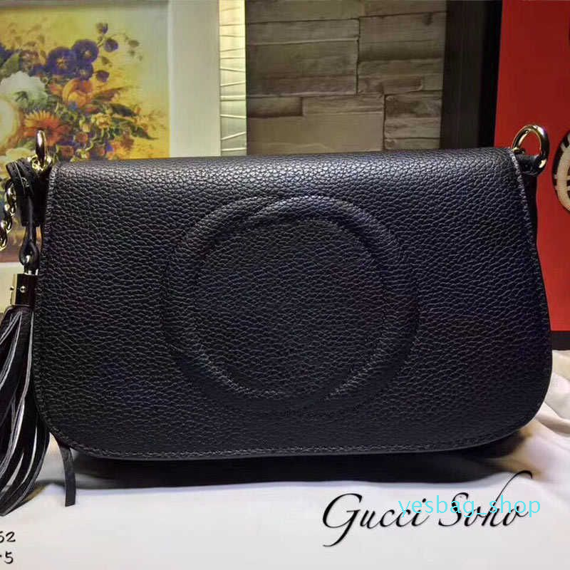 

Classic Soho Head Cover Camera Bag Cowhide Leather Chain Crossbody Shoulder Bags High 65 Solid Color G Purse Women Wallets Messenger Ba