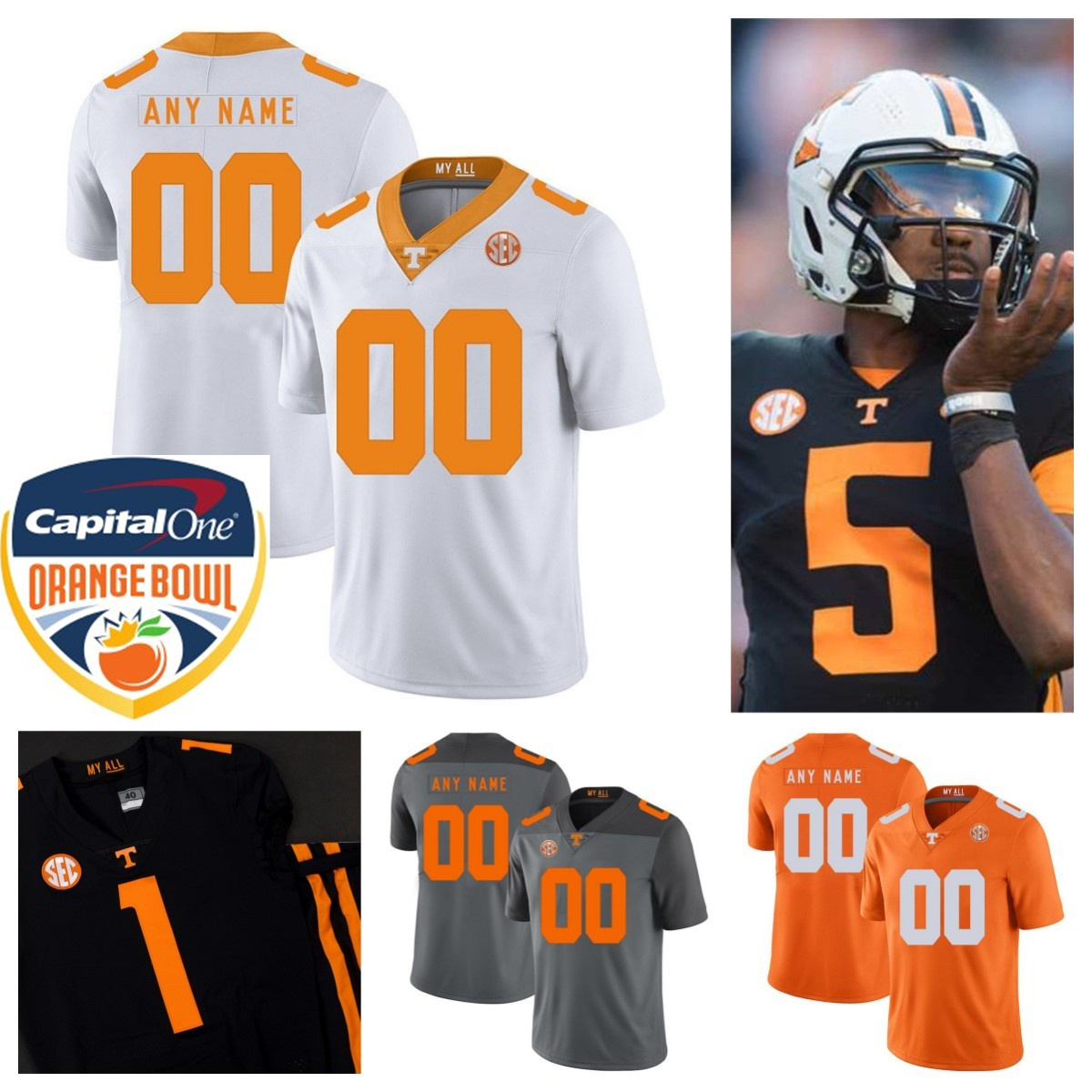 

Jaylen Wright Nico Iamaleava Tennessee Volunteers Football Jersey Darnell Wrigh West Shuler Byron Young Elijah Simmons Princeton Fant Tennessee jerseys, Charcoal