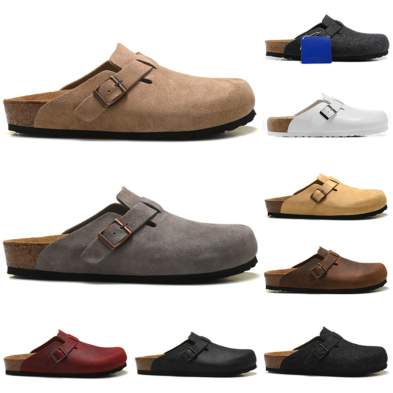 

birks boston clog sandals designer slipper slippers clogs mens slides sliders luxury platform pantoufle mules flat flip flop womens sandales sandles shoes -13