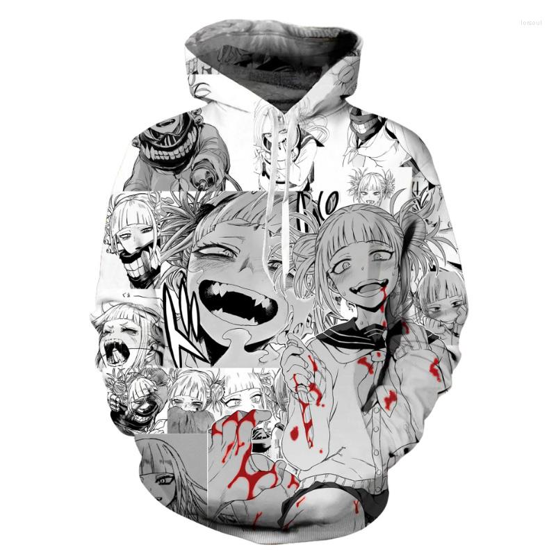 

Men' Hoodies 2022 My Hero Academia 3D Hoodie OCHACO URARAKA Midoriya Izuku Himiko Toga Todoroki So Sweatshirts School College Pull