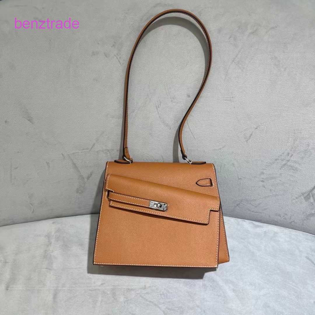 

Herme Kely bags for women online shop New Autumn and Winter Versatile Double Sided Bag Women's Premium Cow Leather Underarm Fashio XFUG, Gray