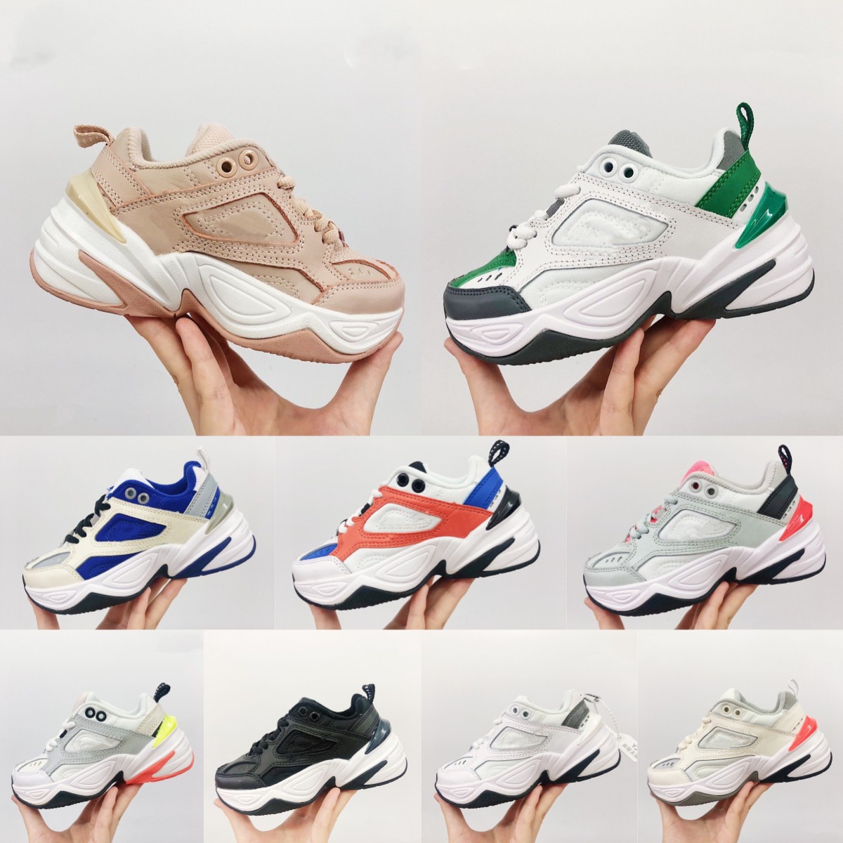 

retro Clunky Sneaker designer kids Dad shoes boys blue basketball trainers 2022 baby kid youth toddler infants shoe pink green red Athletic sneakers s2Y9#