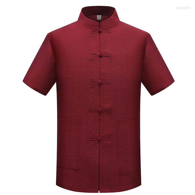 

Ethnic Clothing Men Traditional Chinese Tops Tang Suit Hanfu Shirt Style Year Top Clothes Tai Chi Uniform